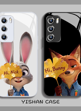 情侣手机壳适用华为mate80/pura70pro疯狂动物城2荣耀400兔子朱迪Magic7狐狸尼克mate60秀恩爱p50黑色nova14
