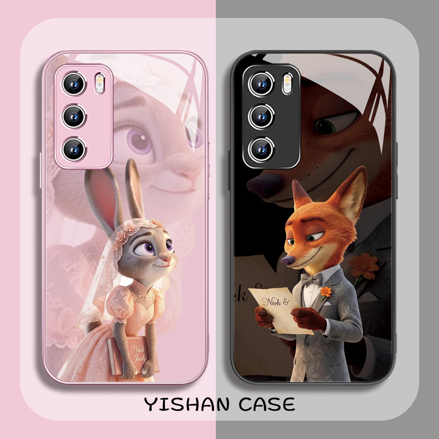 婚礼朱迪尼克情侣手机壳适用苹果