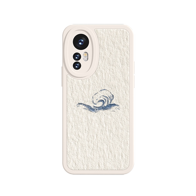 适用小米小羊皮简约风景手机壳