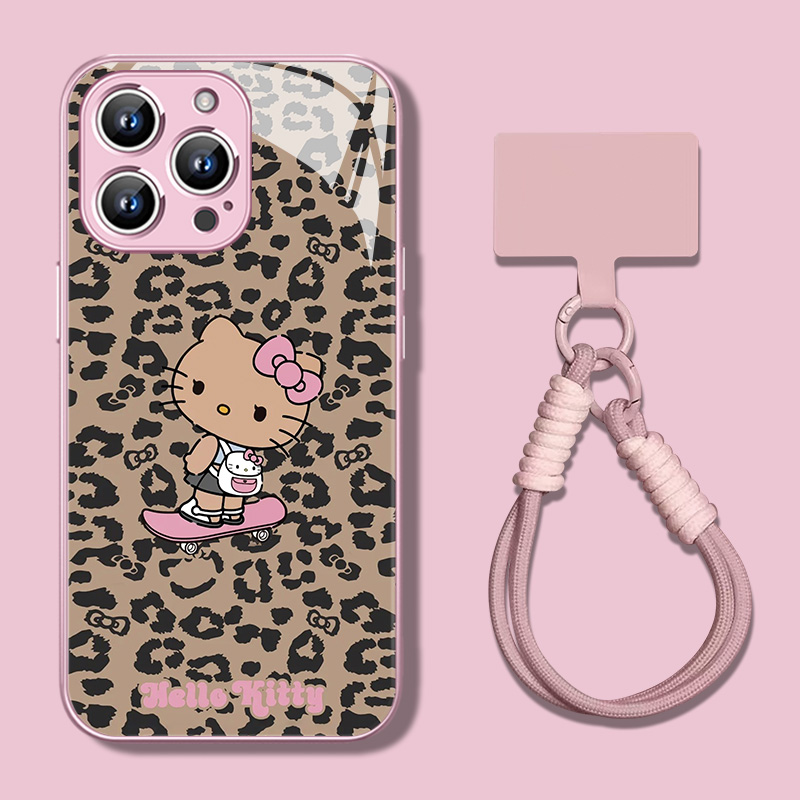 HelloKitty带挂绳手机壳适用苹果