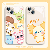 16水捏捏iPhone14 蛋仔派对神奇艾比手机壳适用苹果17系列 15新款 13promax米亚12mini周边xsmax兔萝萝8plus液