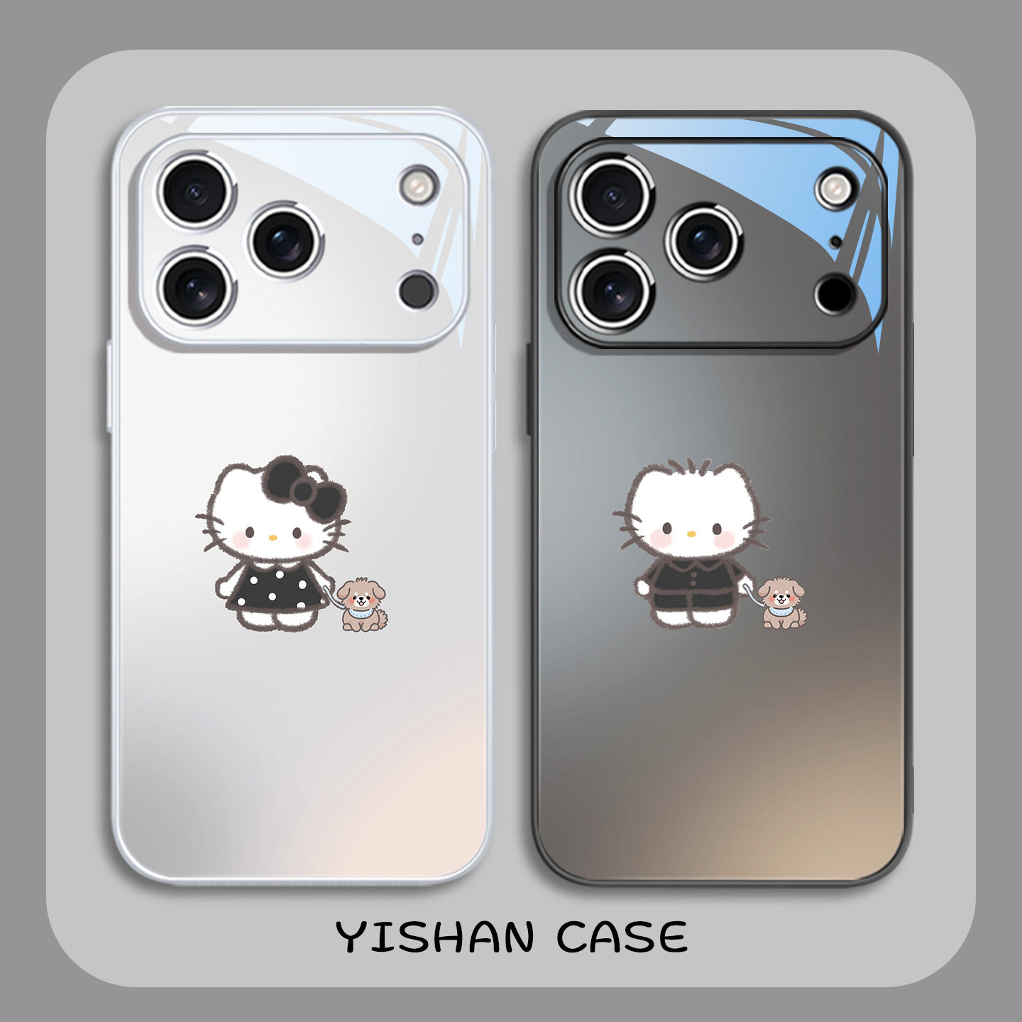 情侣HelloKitty猫手机壳适用苹果