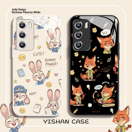 适用vivox300pro手机壳x200情侣s30疯狂动物城2满屏朱迪iQOONeo10尼克oppofindx9秀恩爱x8卡通x7玻璃Reno14套