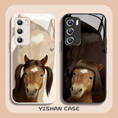 抽象发型马手机壳适用小米17promax小众15个性 14ultra搞怪12s马年款 红米k80pro本命年k70玻璃civi4黑色note13