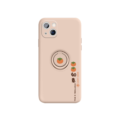 柿柿如意硅胶适用苹果手机壳情侣