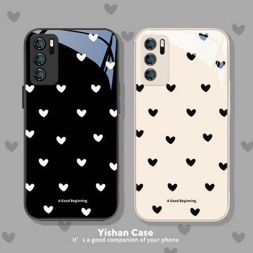 创意个性爱心少女适用华为手机壳