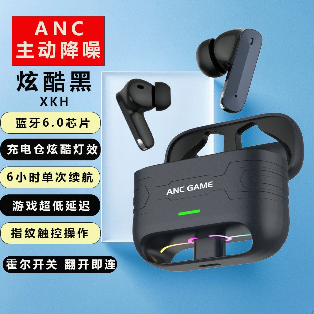 鑫锐迈Mi9正品主动降噪骑行抗风蓝牙耳机IPX6防水游戏运动高音效