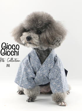 GIOCO GIOCHI宠物原创春夏薄款狗狗猫咪衣服日式浴衣夏日祭和服