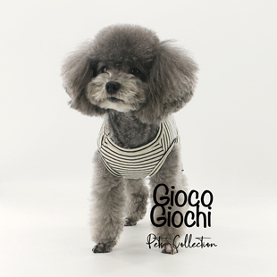 GiocoGiochi宠物春秋纯棉短腿四脚衣泰迪母狗绝育术后包肚背心