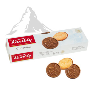 Kambly金宝丽饼干瑞士原装进口巧克力饼干夹心零食下午茶送礼物