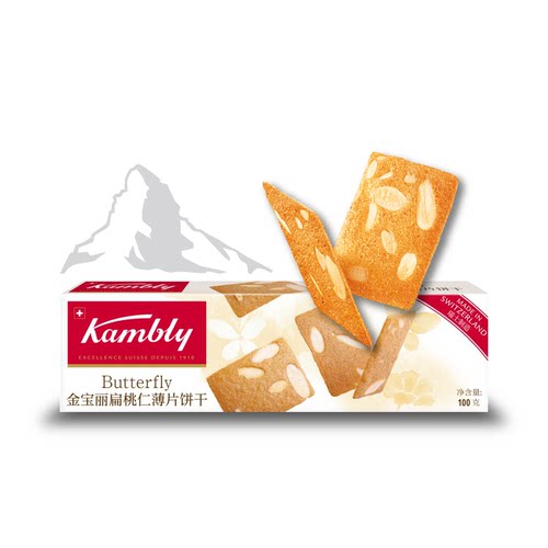 kambly瑞士进口金宝丽100g扁桃仁