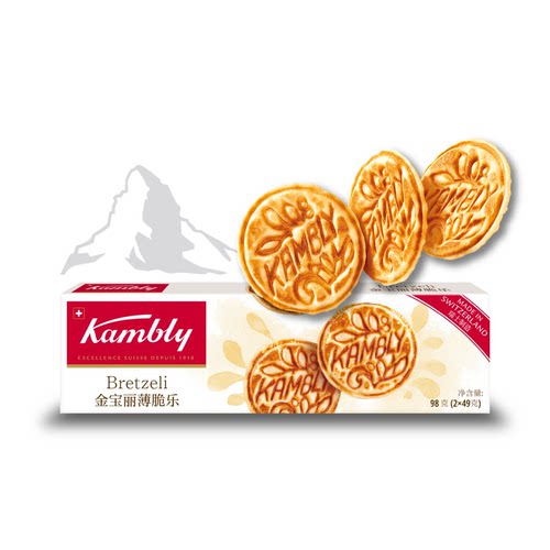 瑞士进口Kambly华夫饼薄片休闲