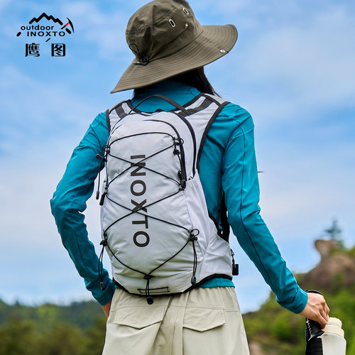 INOXTO鹰图户外专业徒步包登山包骑行背包运动越野双肩包12/18L