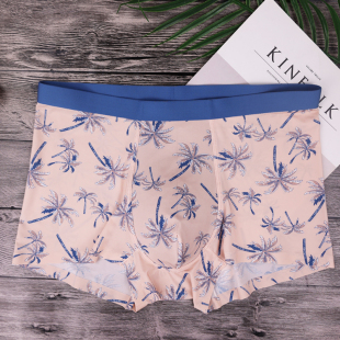 冰丝牛奶丝透气凉爽男士 夏季 平角打底内裤 男裤 4条 108元 森帝露