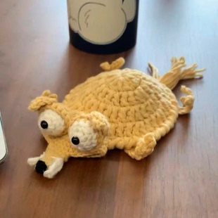 冰河世纪冰川时代钩织班味倒霉抗压松鼠杯垫手工编织diy材料玩偶