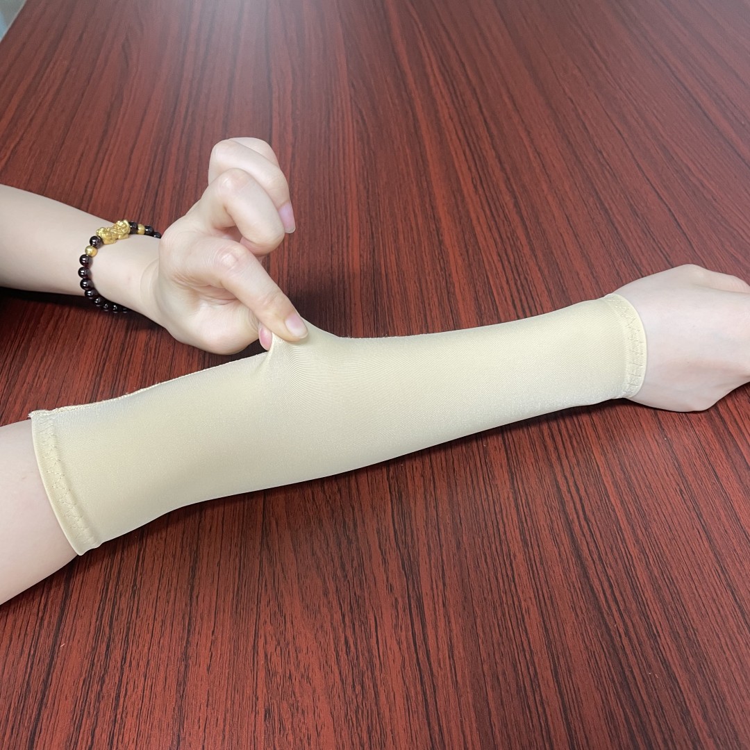 疤痕弹力套手腕前手臂烧伤烫伤植皮术后疤痕抑制增生加专用压力带