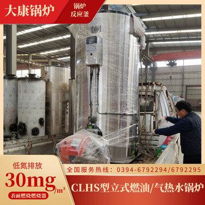 CLHS0.35-85/60-YQ 30万大卡立式燃油气热水锅炉 环保 大康锅炉