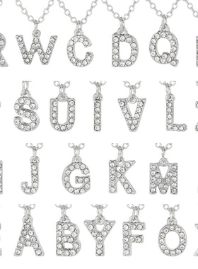 创意新款跨境时尚新款字母项链合