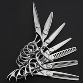 承剪美发理发剪平剪滑剪胖胖剪结构碎发牙剪专业套装 UA日本440C