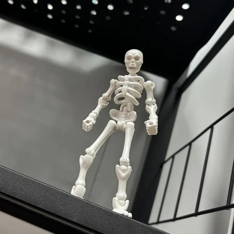 新品骷髅兵幸运关节可动骨节人偶拼装模型Figure小摆件益智整人玩