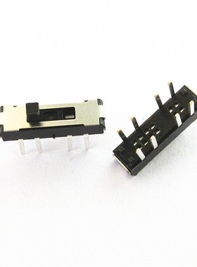 MSS23D19贴片MSS23D18直插立卧式8脚3档柄2MM 2P3T滑动小拨动开关