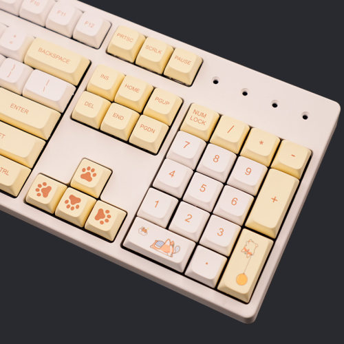 130+键柯基keyboard机械键盘键帽