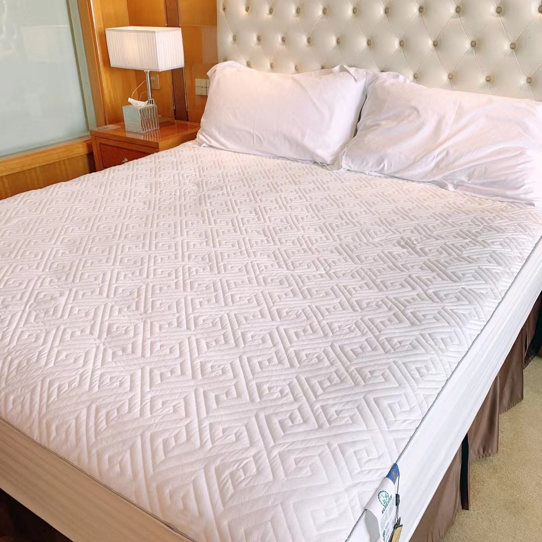 希尔顿酒店艾草纤维夹棉床笠保护套席梦思床垫床笠1.5/1.8米床罩,床上用品,床罩,淘宝优惠券,粉丝福利购,淘宝优惠卷