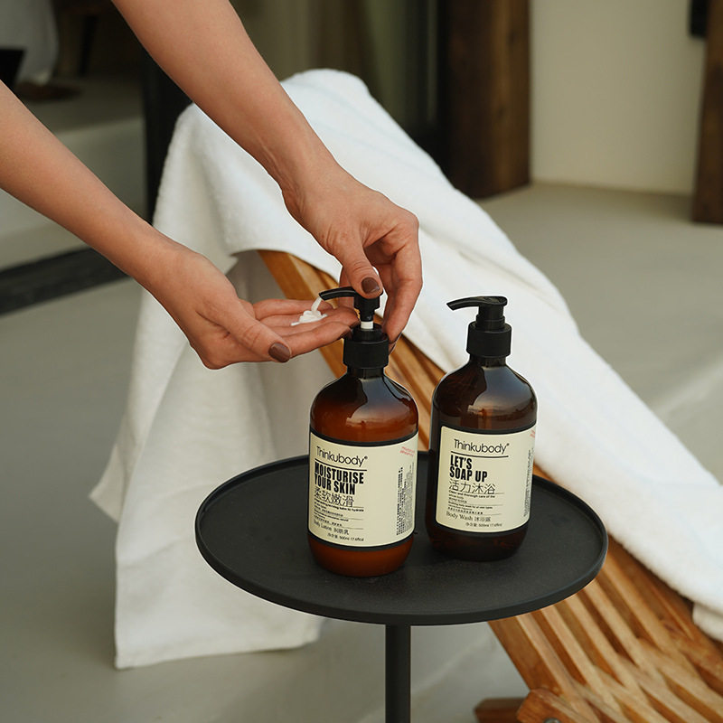 500ml英国THINKUBODY天竺葵酒店民宿家用洗发水沐浴露润肤乳护发,居家布艺,一次性浴巾,淘宝优惠券,粉丝福利购,淘宝优惠卷
