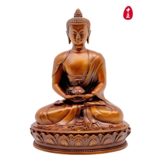 【特价】阿弥陀佛10cm中正造像红铜材质支持定制工艺品摆件桌面