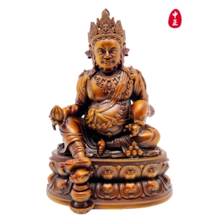 【特价】黄财神10公分中正造像红铜材质支持定制工艺品桌面摆件