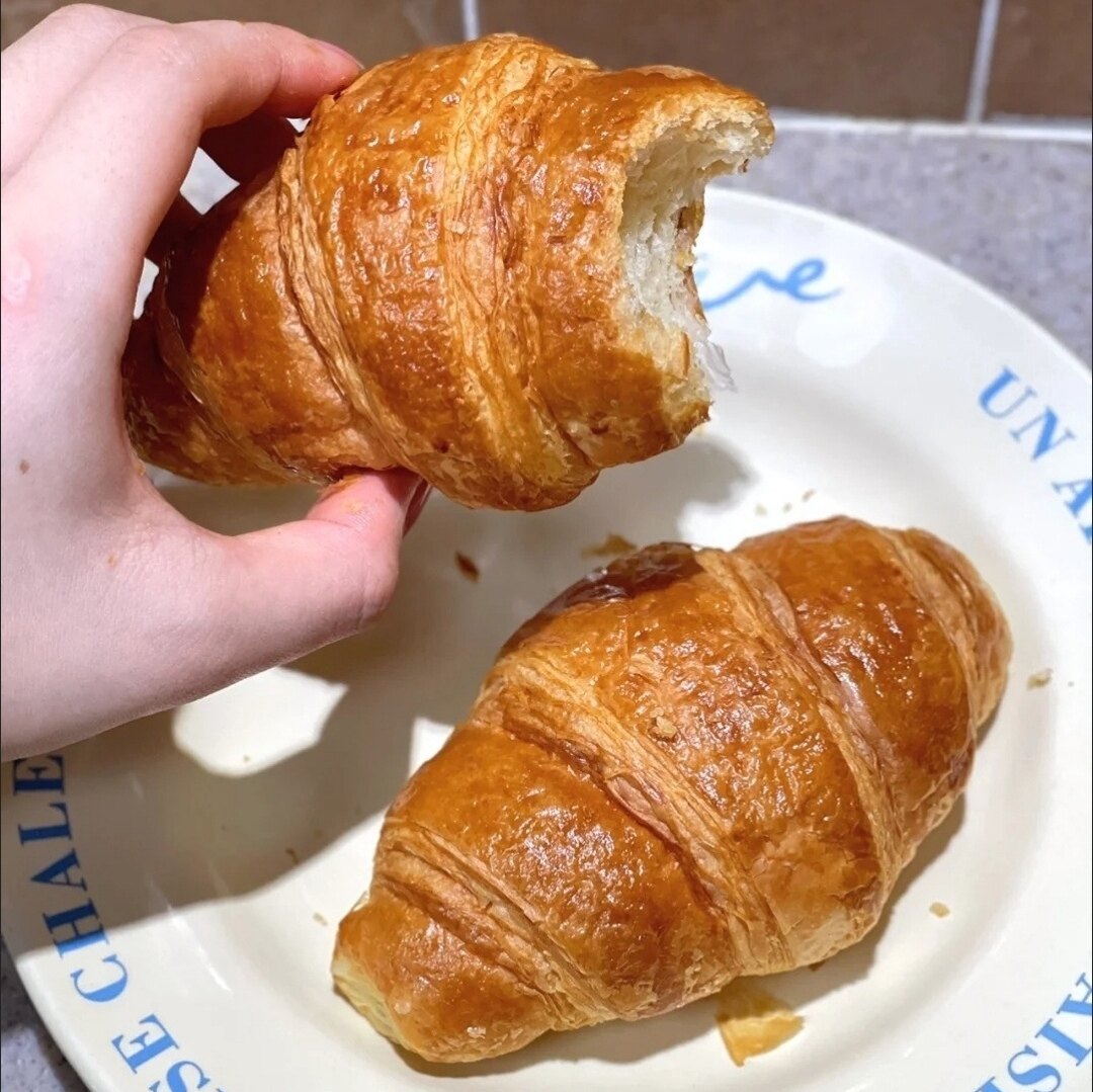 安佳黄油可颂牛角面包手撕奶香低纳早餐代餐健康高饱腹休闲零食品