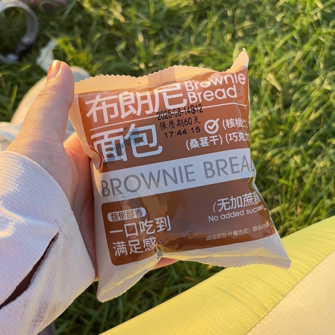 布朗尼全麦面包巧克力桑葚核桃仁无蔗糖上班族学生早餐代餐零食品