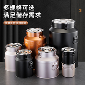 加厚不锈钢茶叶罐陈皮桶密封茶桶防潮米面桶保鲜大号桶礼品桶定制