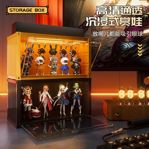 GOTO泡泡玛特集装箱灯光展示盒