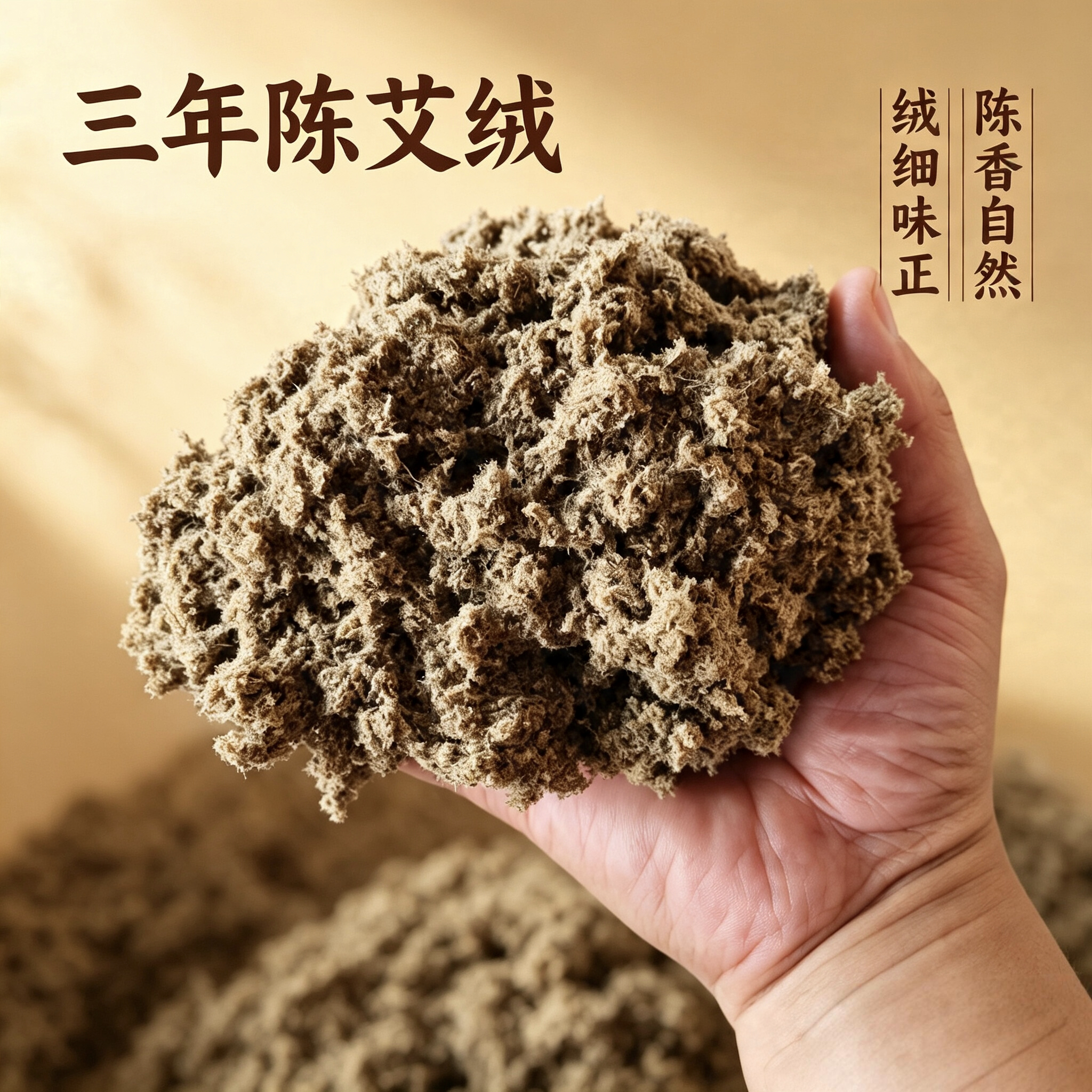 蕲春艾绒散装艾绒家用艾灸小包装纯艾草三年陈纯艾绒湖北蕲春发货