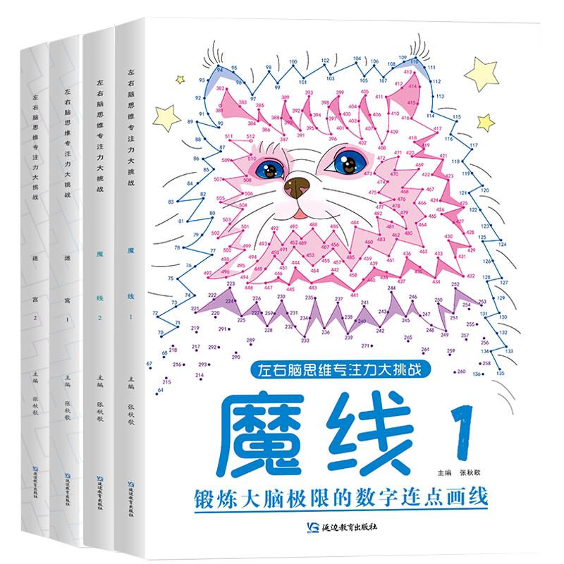 魔线迷宫左右脑思维专注力训练书