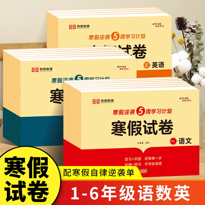 2024版 小学寒假试卷1-6年级上册人教版语文数学英语一二年级三年级四五年级寒期衔接寒假预复习学习升学计划期末冲刺试卷寒假作业高性价比高么？