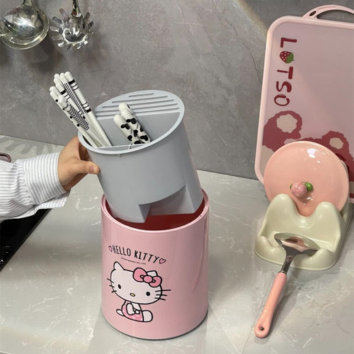 终于找到kitty收纳桶少女心萌化