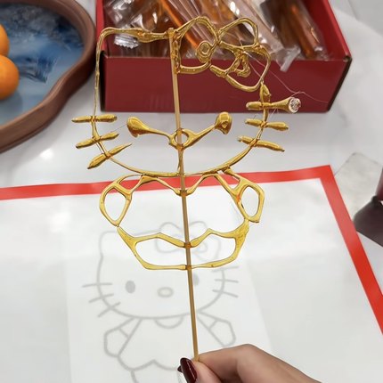 动手动脑helloKitty糖画笔3d打印机工具套装儿童摆摊diy糖画棒