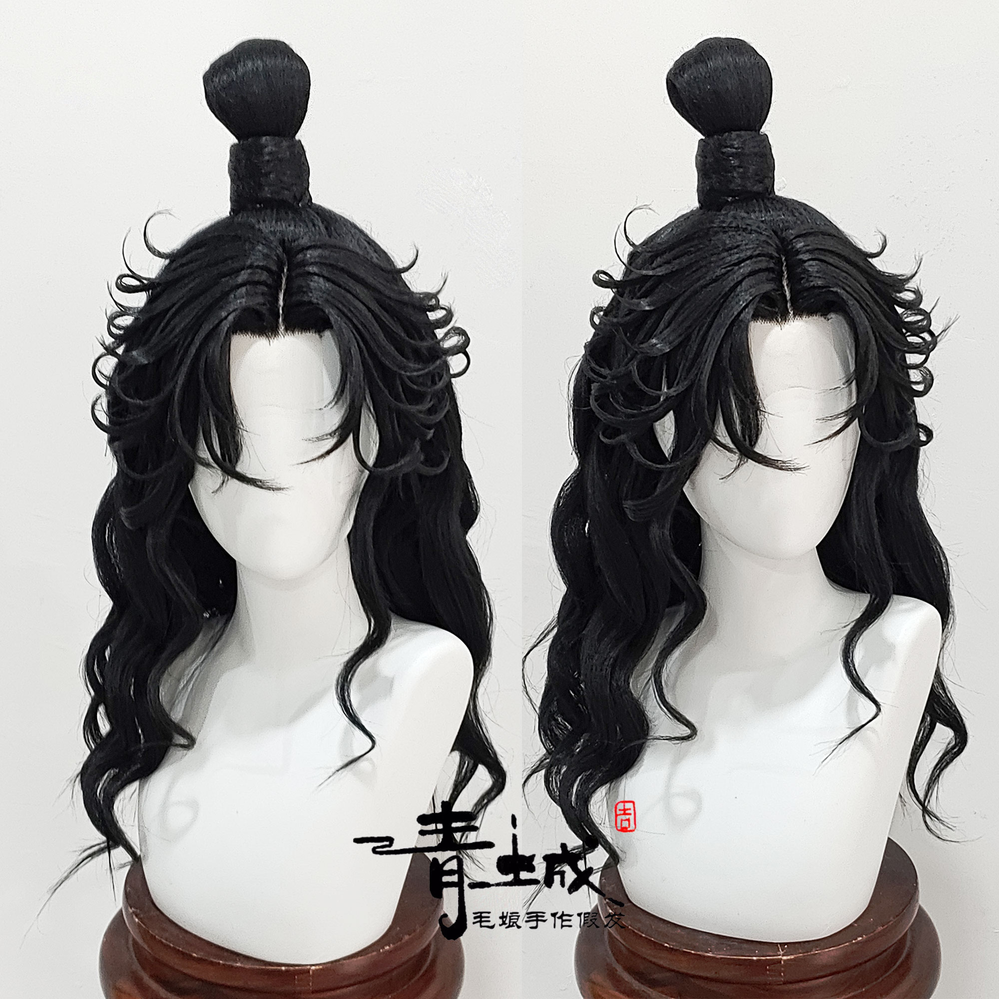 天官赐福假发造型高发髻