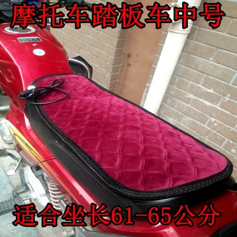 摩托车电加热坐垫电动车电热垫发热三轮车电瓶车靠背36v48v60v72