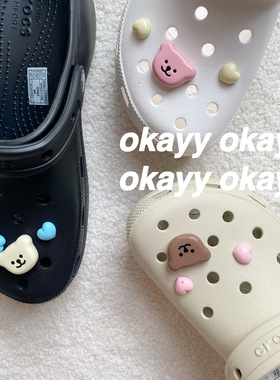 crocs鞋扣可拆卸鞋花卡通ins款