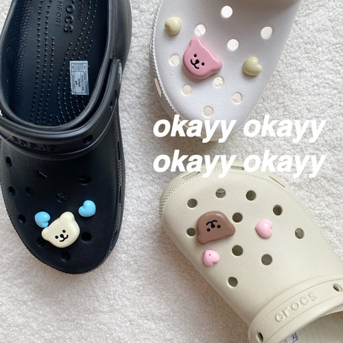 crocs鞋扣可拆卸鞋花卡通ins款