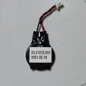 dell 原装 正品 戴尔7370笔记本coms电池主板电子小头23.21212.031