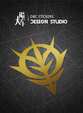 MSGA Zeon高达吉恩 摩托车电动车防水反光贴花汽车个性尾标贴纸