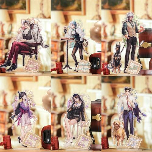 【现货】逆转裁判周边动物系列立牌御剑冥歌德真宵千寻亚力克摆件