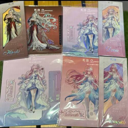 【现货】鸣潮日本二周年限定立牌爱弥丝达尼娅绯雪陆赫斯周边原袋