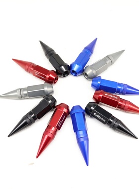 buddyclub锻造螺丝帽十代思域菲斯塔昂科塞拉brz改装轮毂螺母尖头