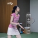 临典粉色羽毛球服运动套装 女2026新款 高颜值乒乓大赛多巴胺上衣裙