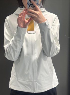 LDAB白色冲锋衣外套女2025春秋新款美式户外三合一防风徒步登山服